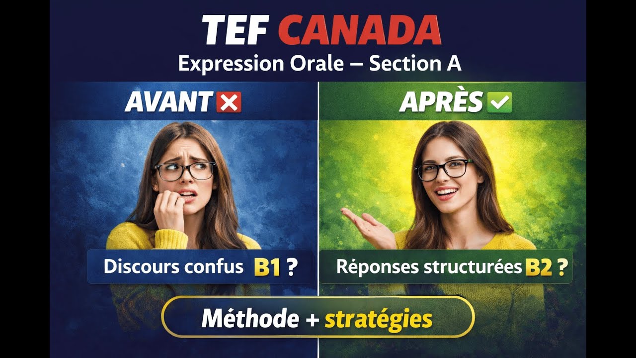 TEF CANADA / TEFAQ: I analyze the ORAL EXPRESSION (Section A) &ndash; B1 or B2?
