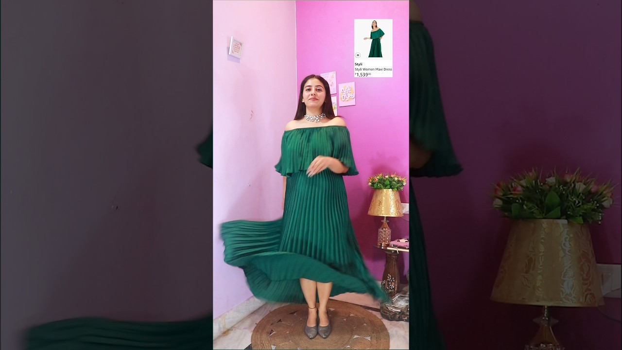 Maxi dresses haul | partywear dress haul | birthday outfit ideas #amazonfinds #amazon #haul #dress
