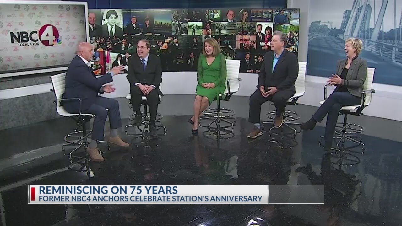 Former NBC4 anchors celebrate station's 75th anniversary