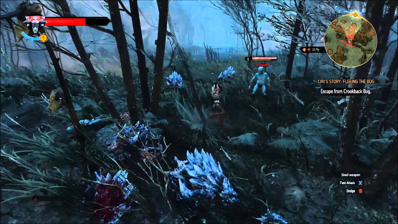 Witcher 3 Ciri's Story Fleeing the Bog