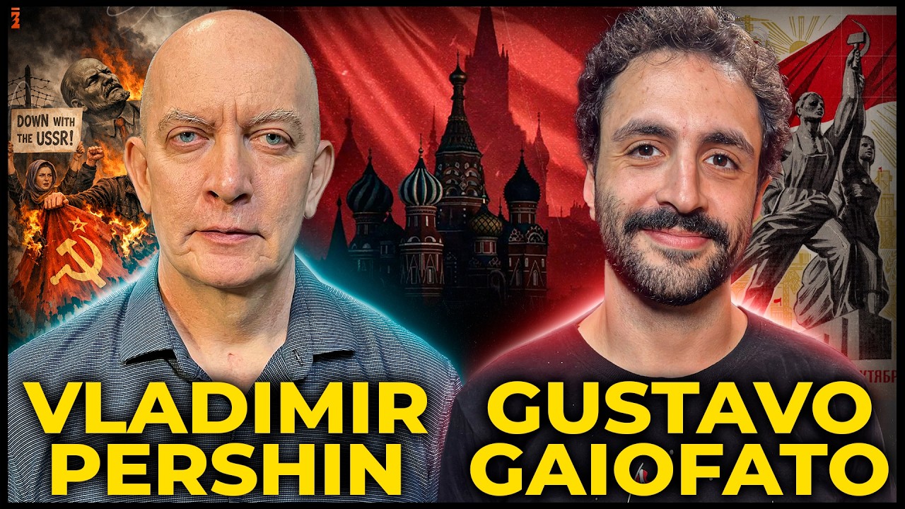 GAIOFATO e VLADIMIR PERSHIN - QUAL A VERDADE SOBRE A UNIÃO SOVIÉTICA -  PODCAST 3 IRMÃOS #913