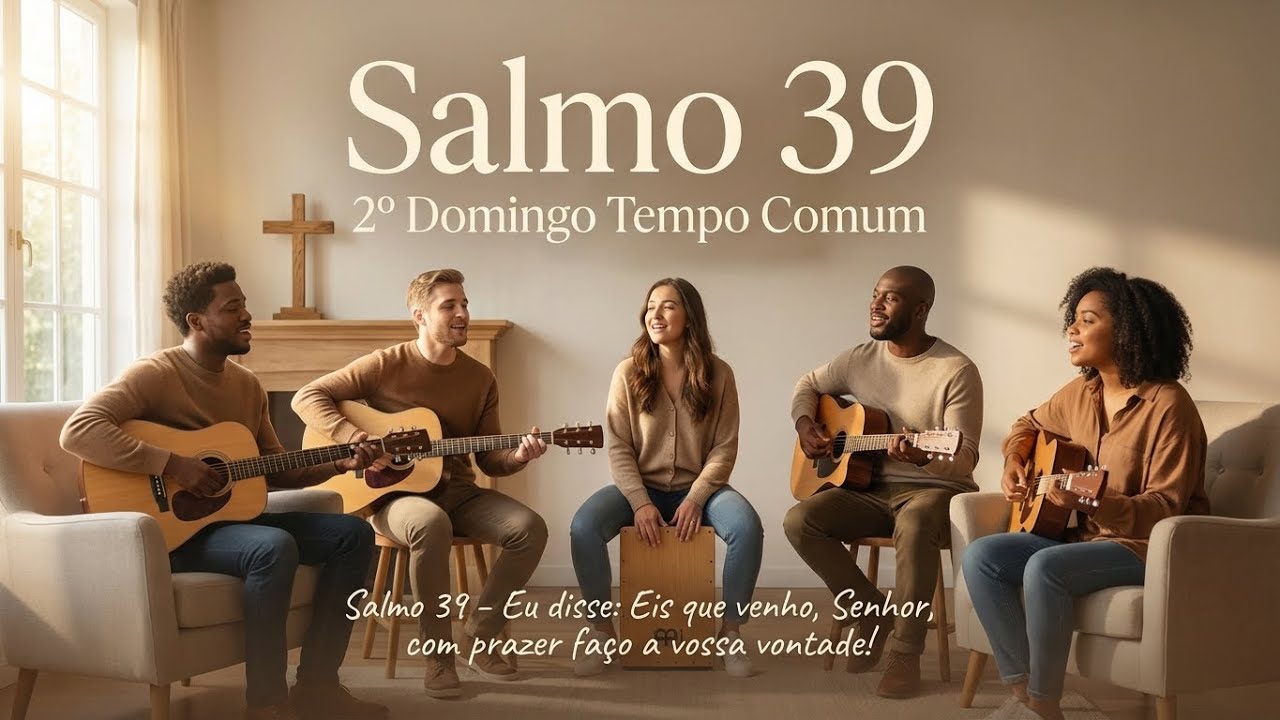 SALMO 39 | “Eu disse: Eis que venho, Senhor, com prazer faço a vossa vontade! 2º Domingo Tempo Comum