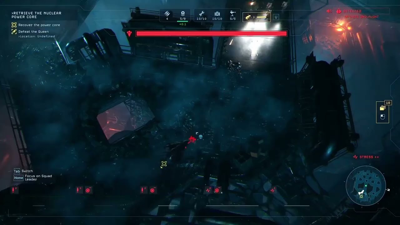 Aliens Dark Descent All Queen Fights Nightmare!
