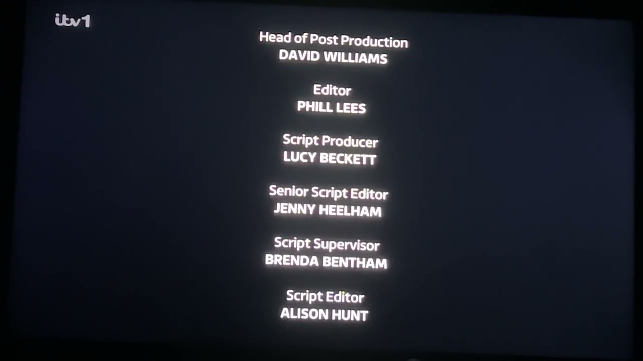 Coronation Street credits 3/01/24