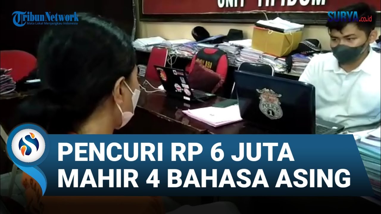 PENCURI UANG RP 6 JUTA DI BANGKALAN INI MAHIR 4 BAHASA ASING