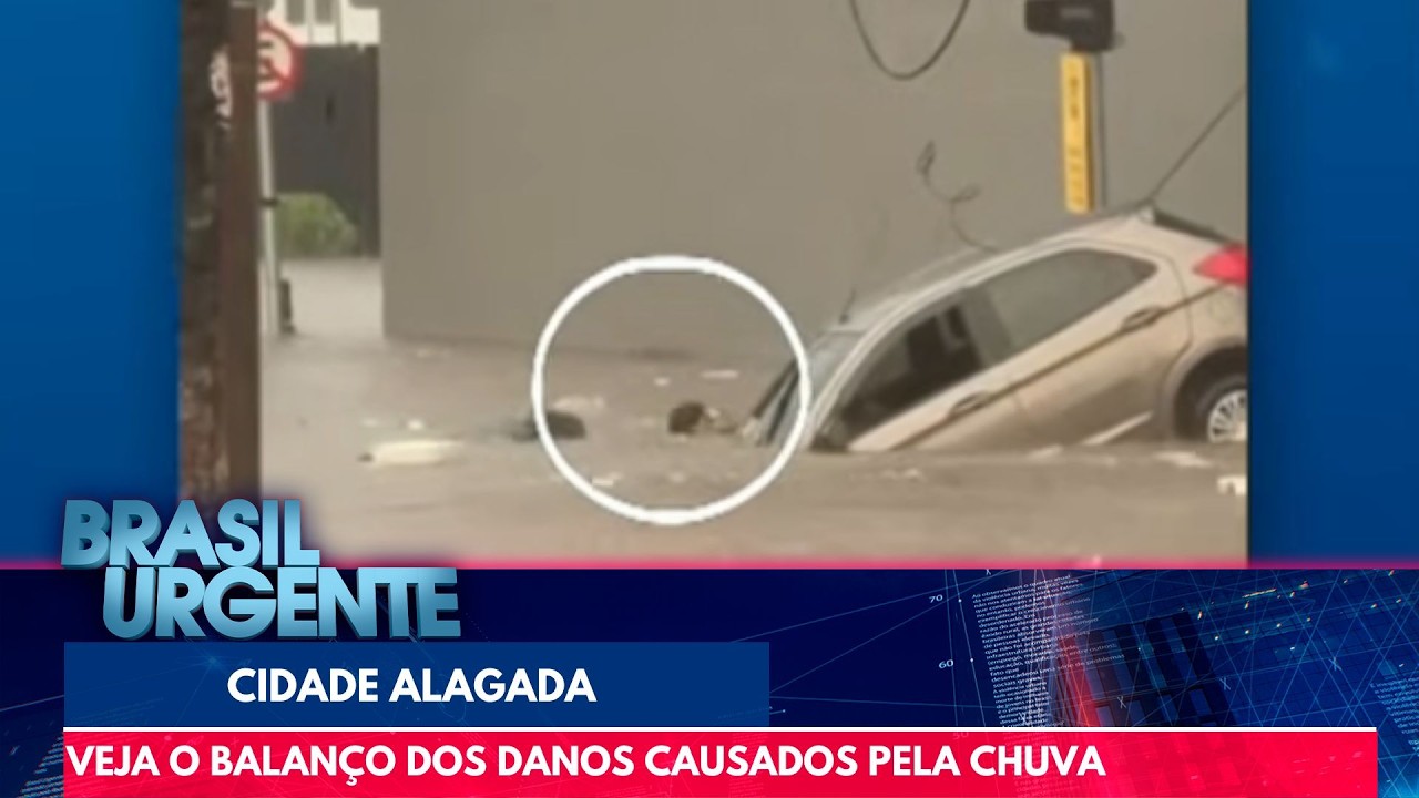 Veja estragos causados pela chuva em S&atilde;o Paulo | Brasil Urgente