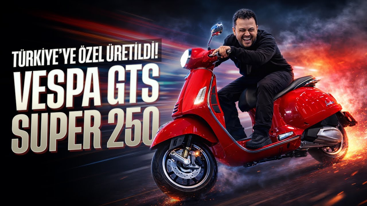 Türkiye'ye Özel Üretilen Vespa GTS Super 250 Satın Aldım!
