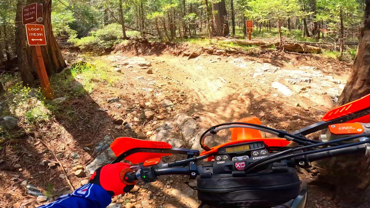 Foresthill CA - Sugar Pine OHV - Trail 1 Complete Ride Through
