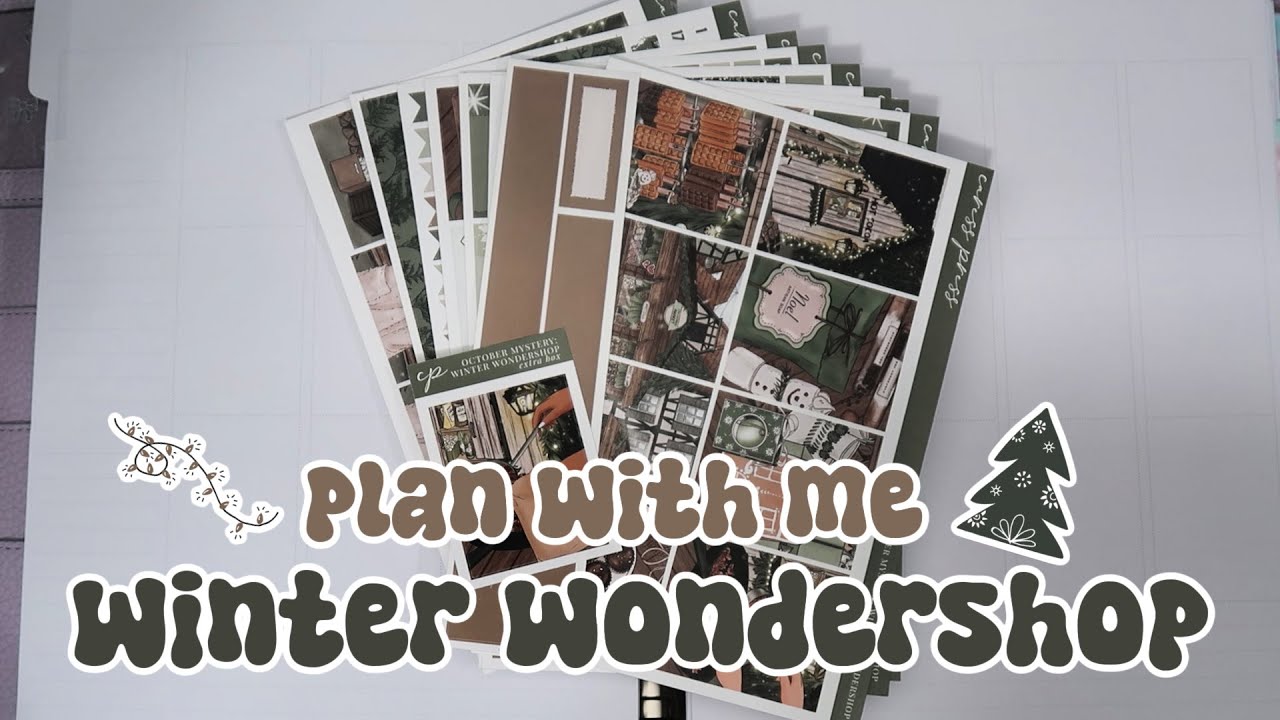 Plan With Me ✨ Winter Wondershop (CaressPress)