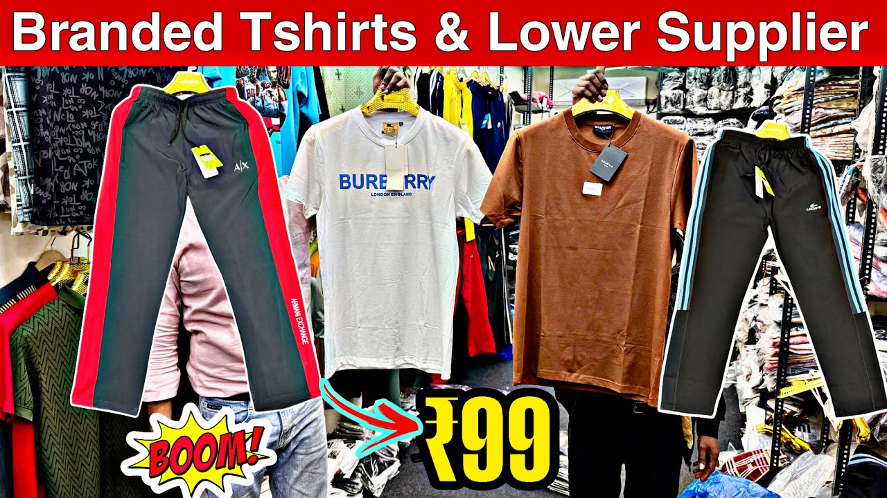 Branded T-Shirt Wholesale Market Delhi 🔥 | Original & Surplus T-Shirts | Tank Road Karol Bagh