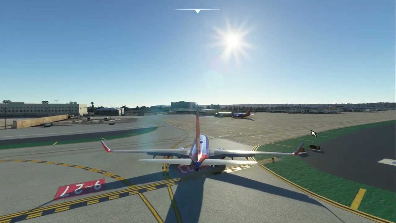 Localizer Approach KSAN San Diego PMDG 737-700