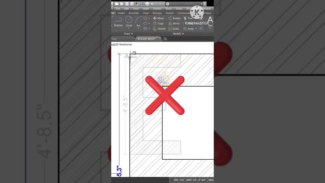 How to scale in autocad with reference point || scale problem in Autocad || @thebuildingplanner