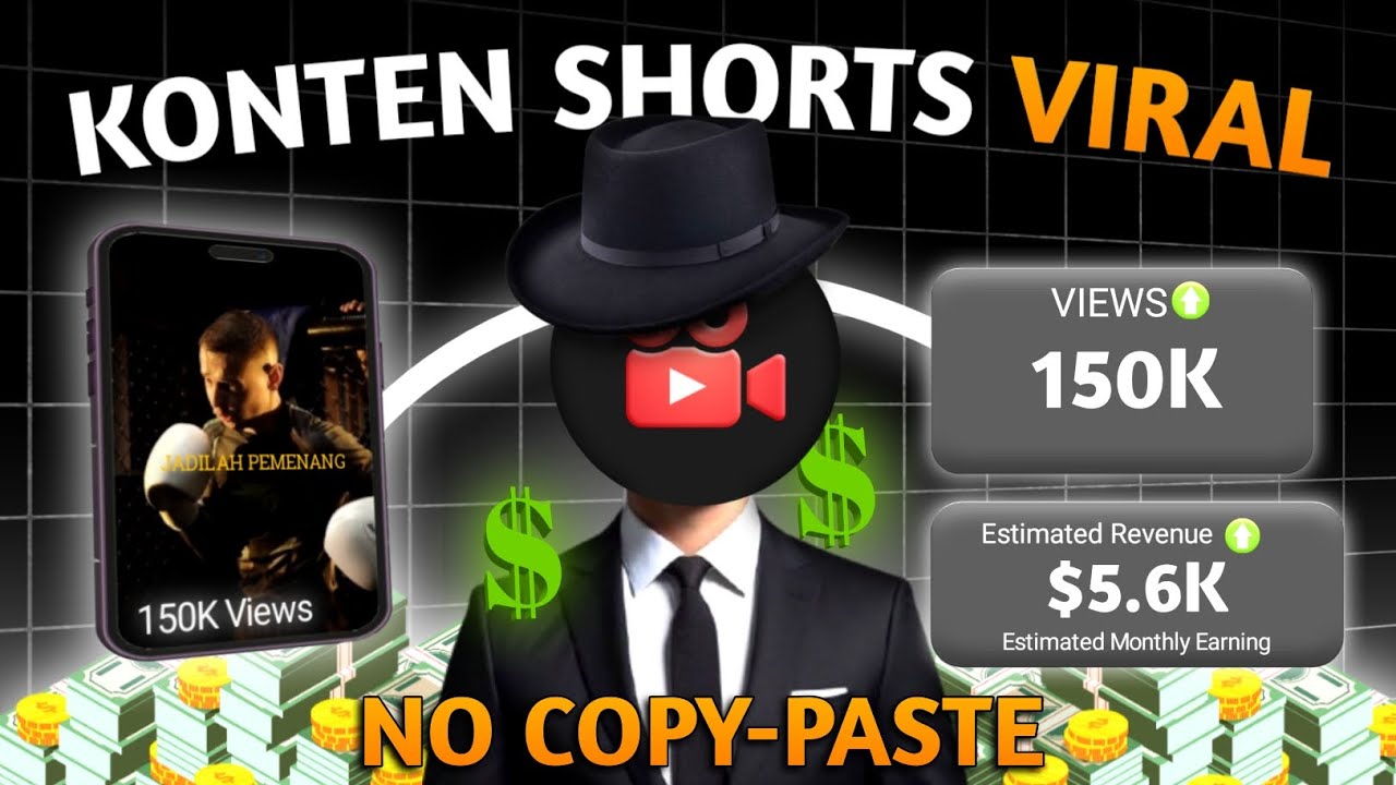 Cara Buat Konten Motivasi Shorts VIRAL Pakai AI Dan Hasilkan $67 Ribu/Bulan - NO COPY-PASTE