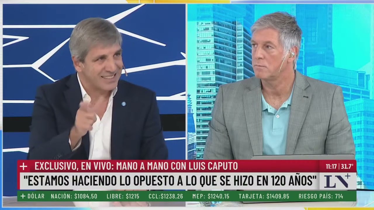 Entrevista completa de Luis Caputo en LN+