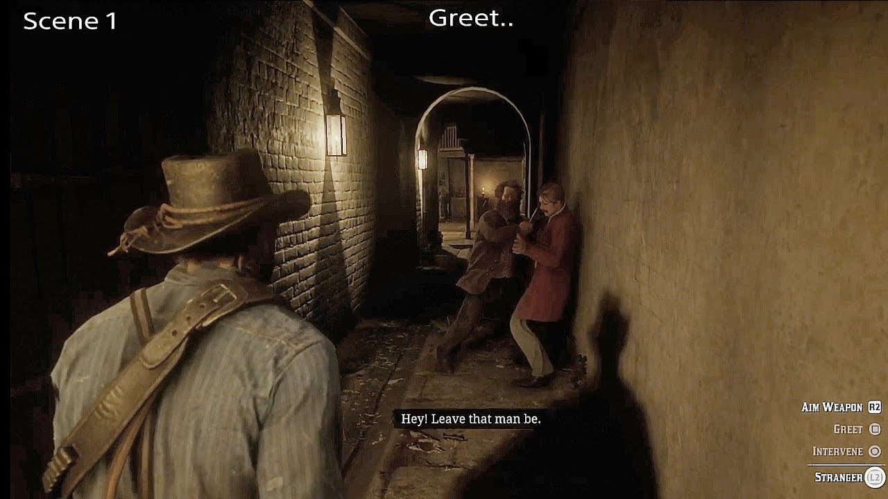 Arthur Saves a Man from Getting Robbed In Saint Denis (All Outcomes) - Red Dead Redemption 2