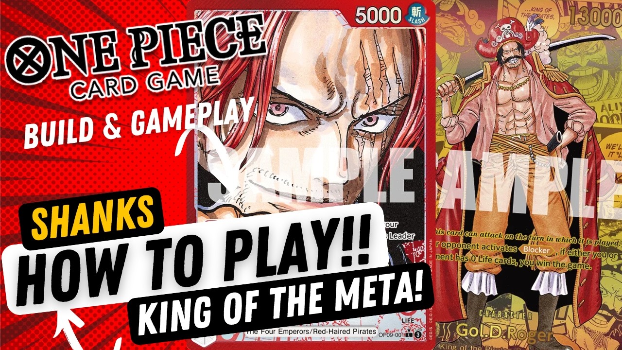 SHANKS | IN DEPTH GUIDE!! | OP-09 | BUILD & GAMEPLAY | ONE PIECE |