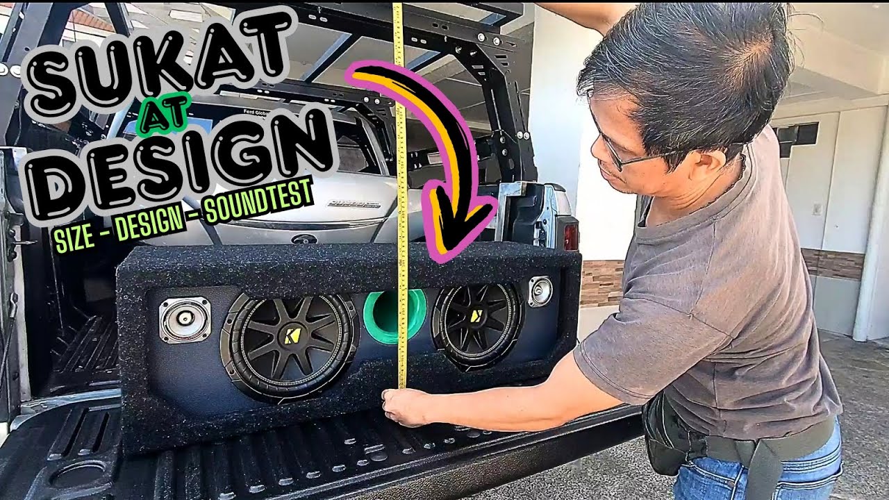 Sukat Design at Sound Test - DIY customized Car Audio Subwoofer