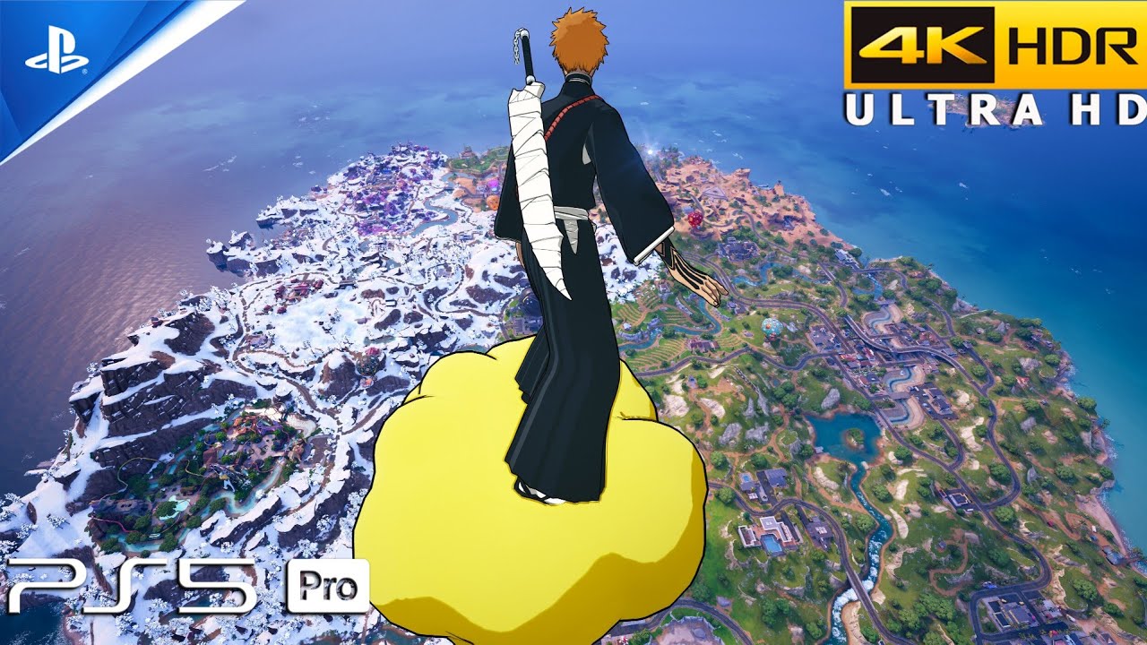 Fortnite (PS5 Pro) 4K 120FPS HDR Gameplay | Ichigo Kurosaki (Bleach)