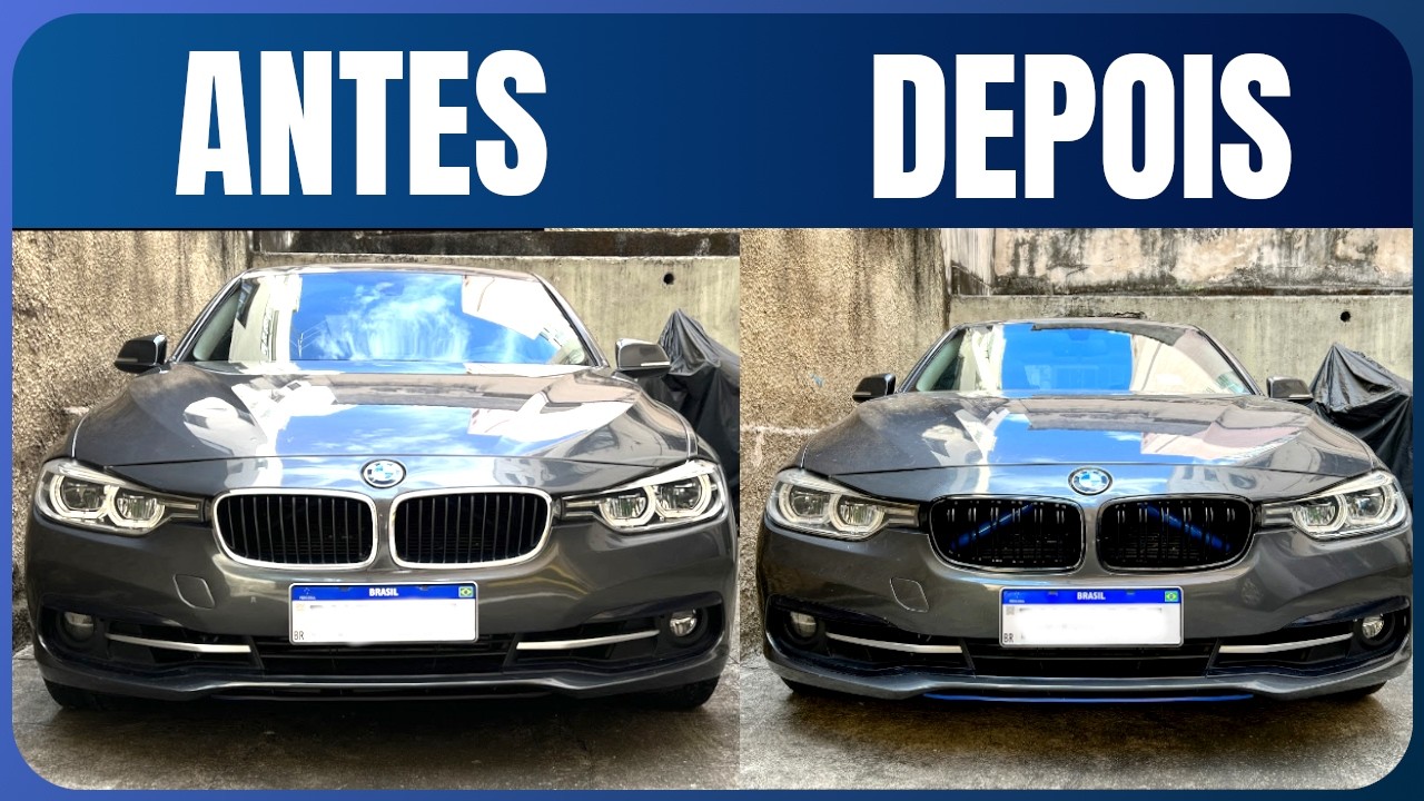 Como Remover e Trocar as Grades Frontais da BMW 320i - Passo a Passo