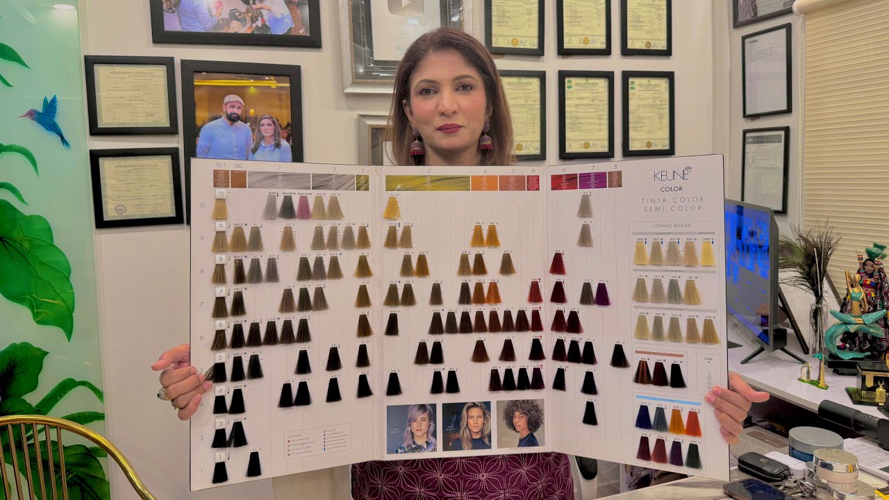 Hair Shade card theory 😘 #farahsalon #farahbeautysalon