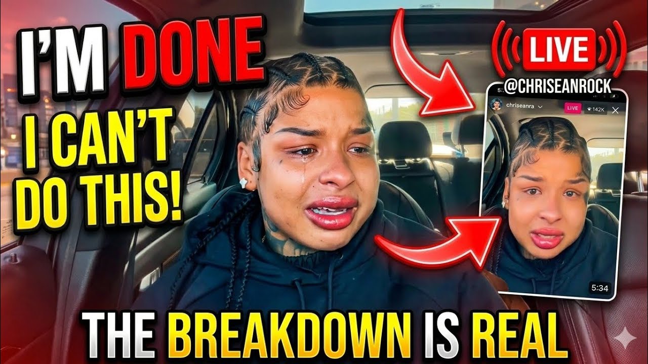 Chrisean Rock Breaks Down on Live Over 