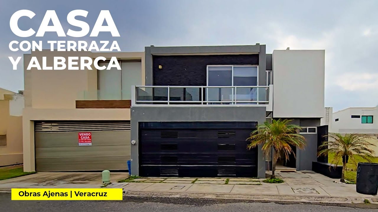 CASA con TERRAZA Y ALBERCA | Obras Ajenas | Puerto de Veracruz