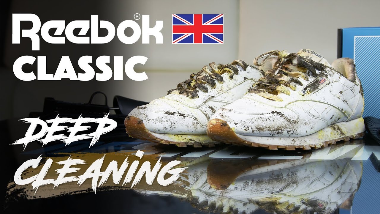 Reebok Classic deep cleaning with Jonny Bubbles!