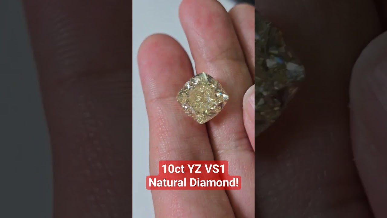 10carat Natural diamond YZ colour VS1 