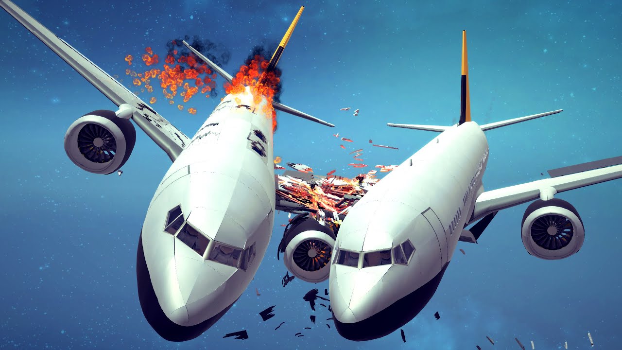 Airplane Crashes & Shootdowns #49 | Besiege