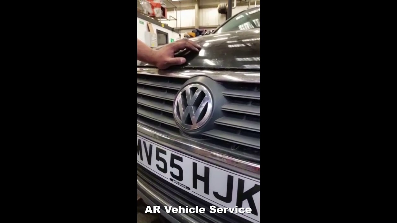 How to open a Volkswagen Passat bonnet if cable snaps or breaks