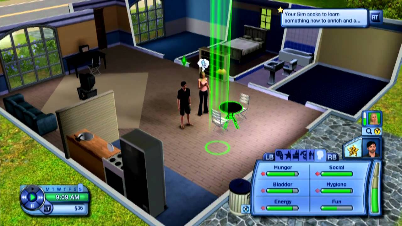 Let's Play Sims 3 For Xbox360   Part 2   720p HD Gameplay