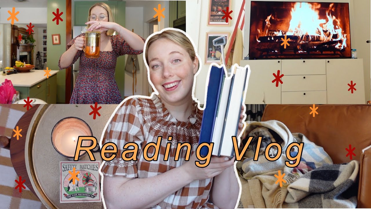 48 hour cozy fall read-a-thon vlog! 3 books & 750 pages!