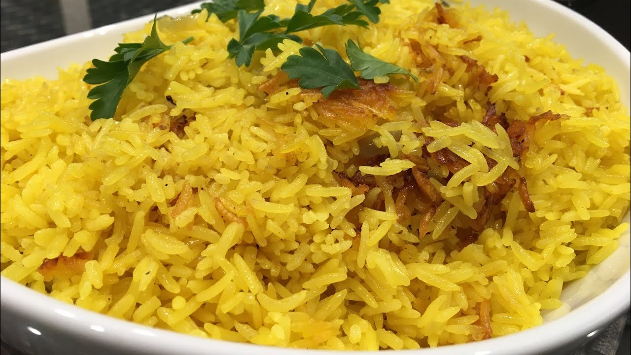 Turmeric coconut Rice| Yellow Rice  | Turmeric Rice recipe