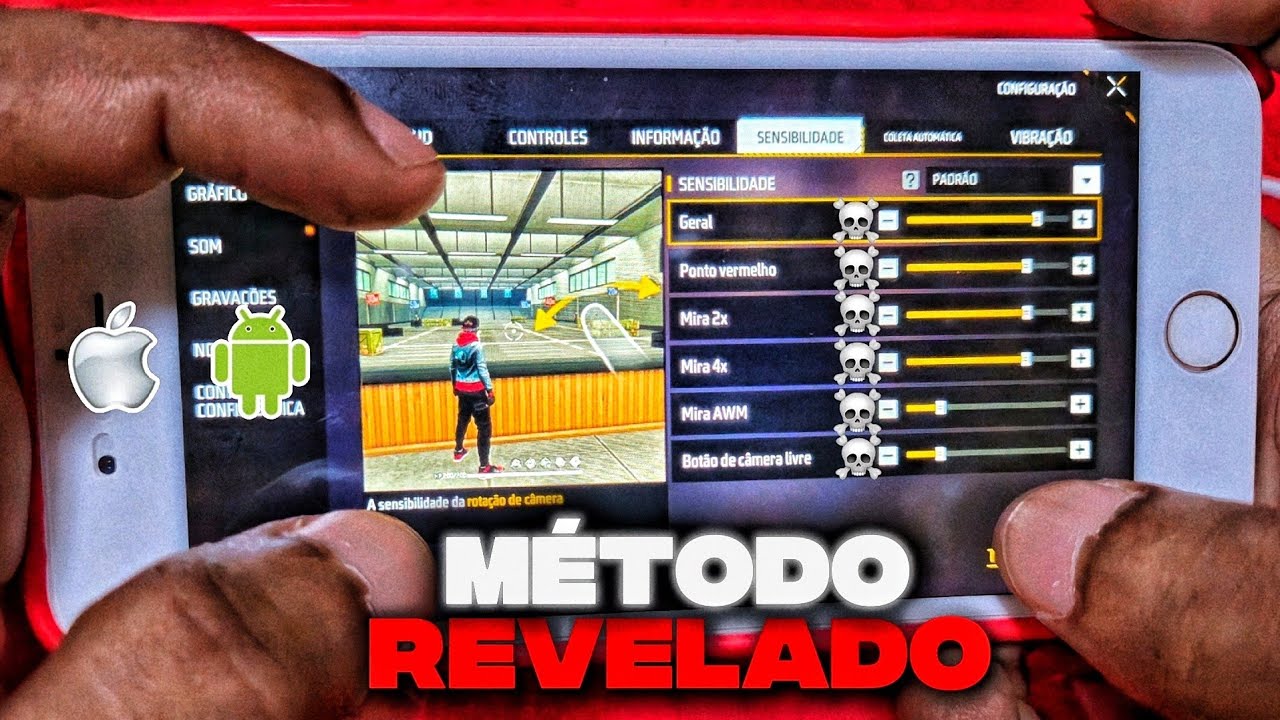 MÉTODO REVELADO ✅👑 COMO ACHAR A SENSIBILIDADE PERFEITA EM 2025!!😱 (HANDCAM) DEPOIS DA ATUALIZAÇÃO!!