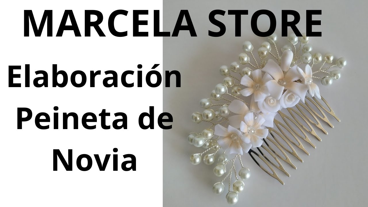 Peineta Para Novia: Elegancia y Estilo Únicos. Bride's Comb (English and Portuguese subtitles)