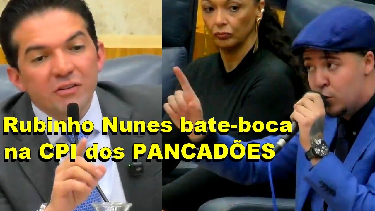 Rubinho Nunes bate-boca com o advogado do Salvador da Rima na CPI dos Pancadões!
