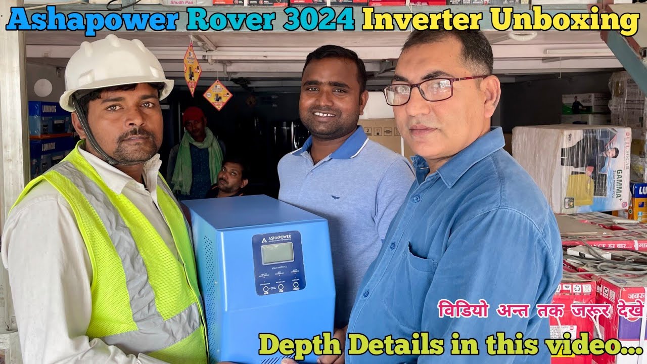 Ashapower Solar Inverter | Ashapower Rover 3024 Unboxing | Ashapower Rover 3024 Review | #techyanshh