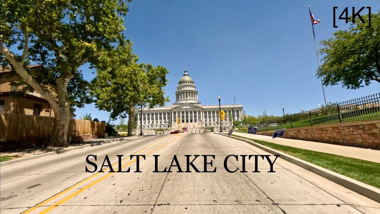 SALT LAKE CITY Utah - driving tour [4K]