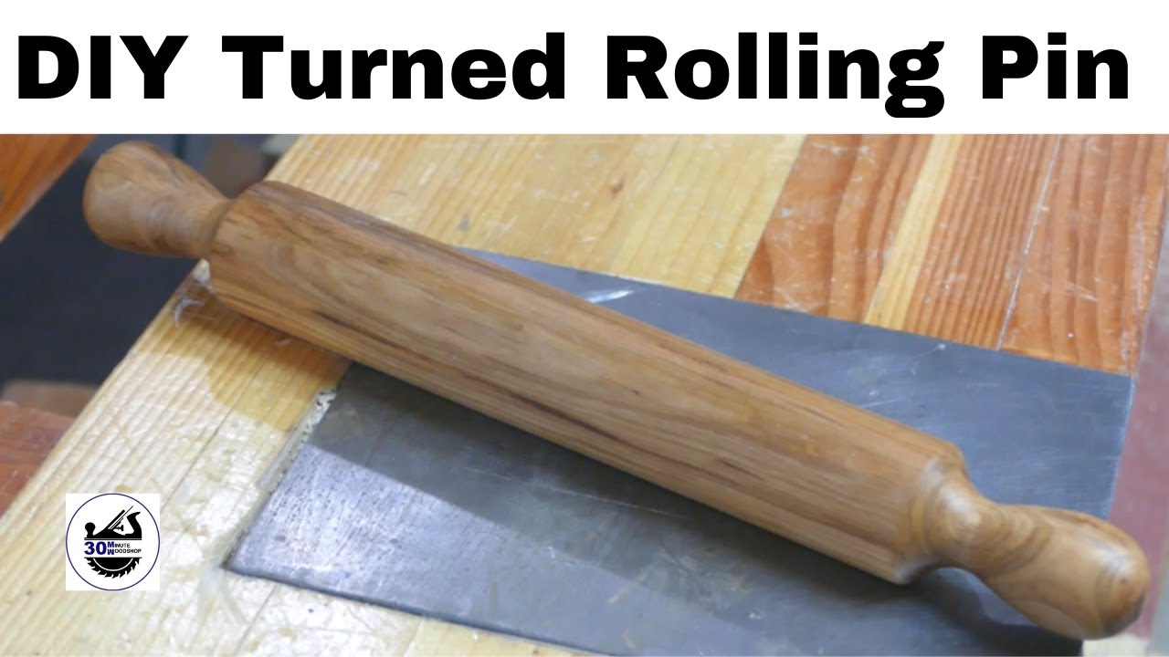 DIY Small Turned Rolling Pin