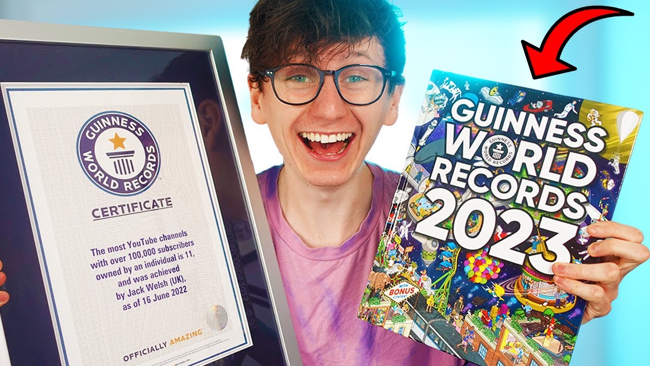 I&rsquo;m in the Guinness WORLD RECORD Book 2023!