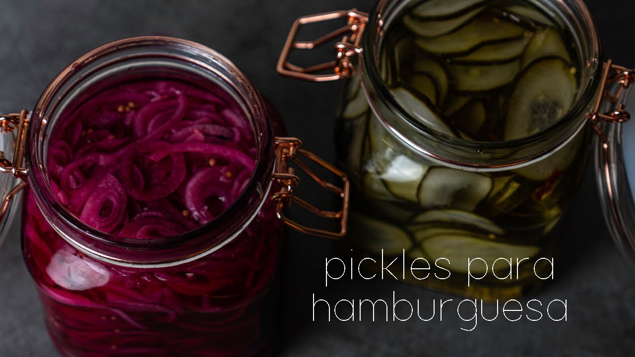 mejora tus HAMBURGUESAS🍔 con éstos ENCURTIDOS