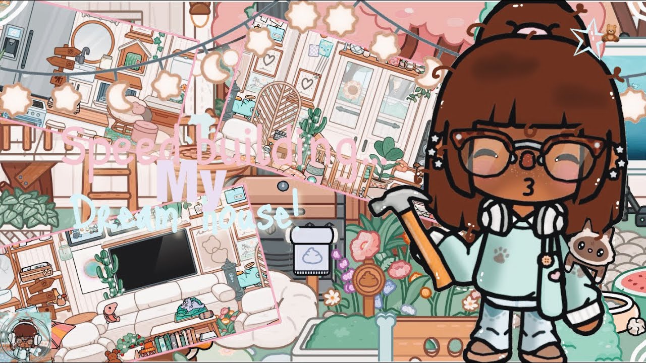 Speed building my dream house 🏡 🐾 *voced!* toca boca roeplay 