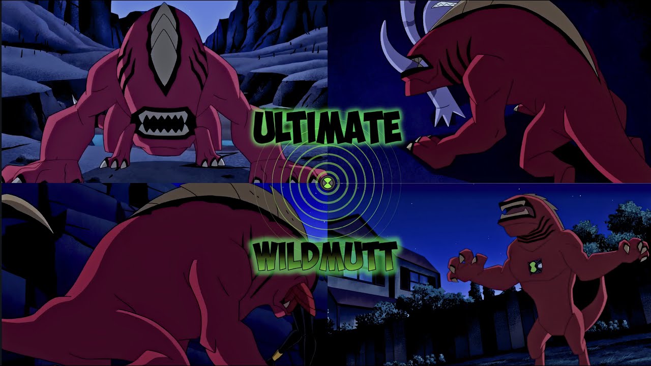 Ultimate Wildmutt - All Transformations / Battles (Ben 10: Ultimate Alien) (HD)