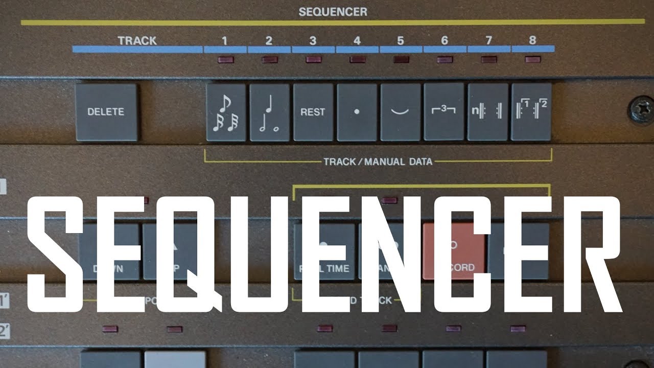 The CASIO CZ-5000 Sequencer explained and played