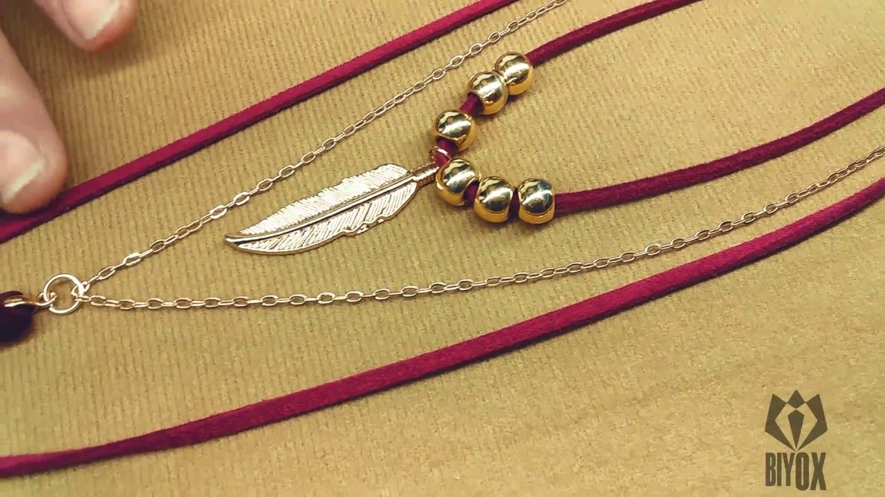 CUERO Y CADENA COLLAR #TENDENCIAS