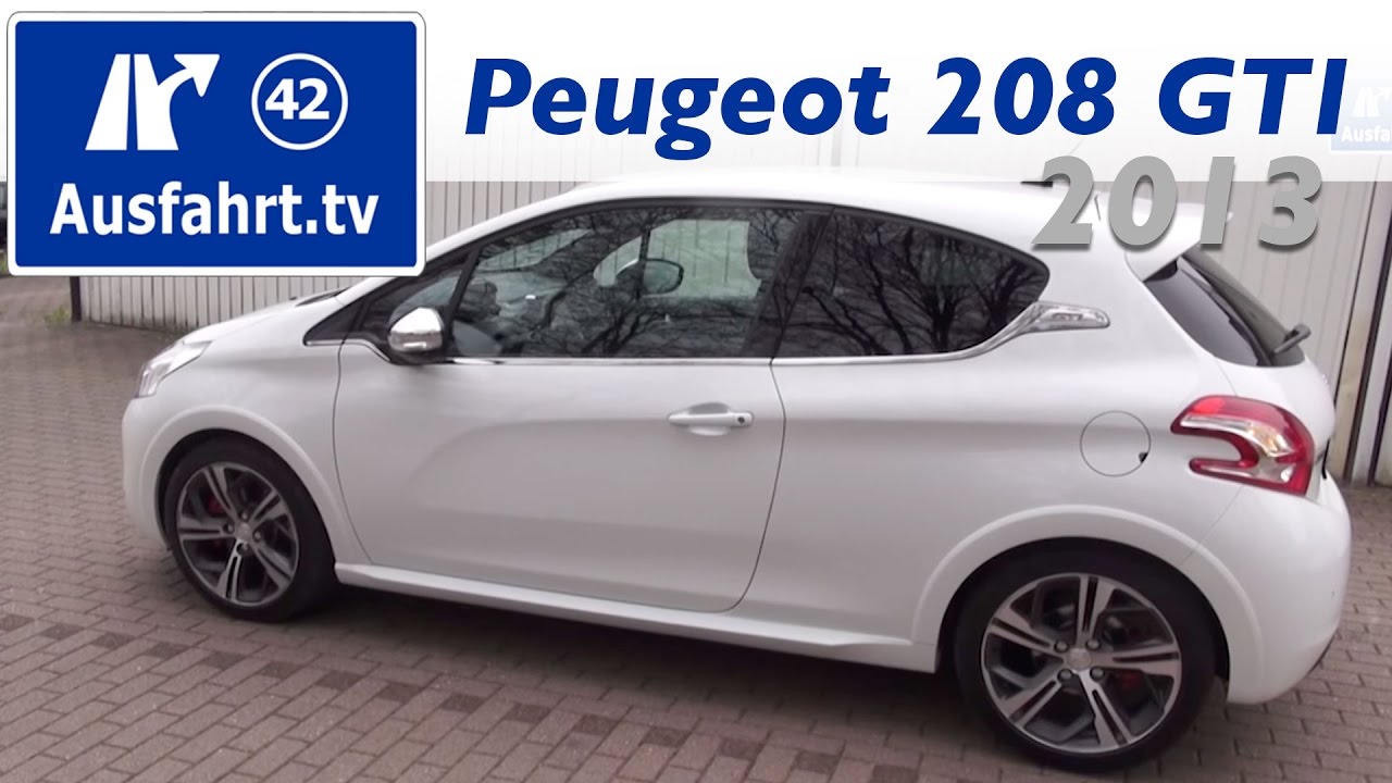 2013 Peugeot 208 GTI / Probefahrt / Erfahrungen / Test / Review