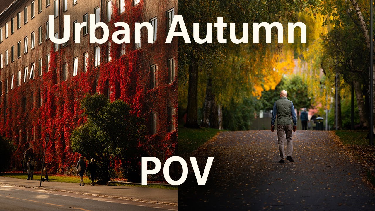 POV Urban Autumn Photography | Sony A7IV