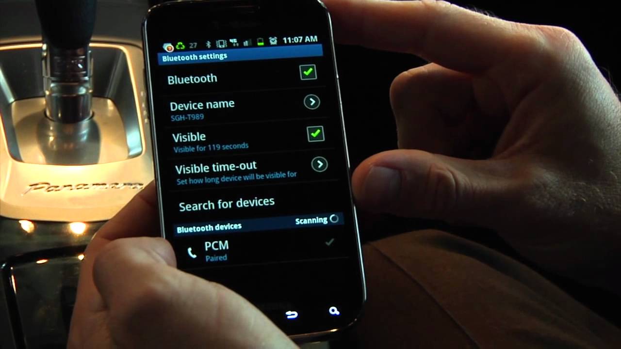 How To Pair Your Android Phone with Porsche Communication Management System (PCM)