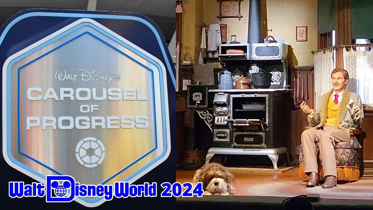 Walt Disney's Carousel of Progress at Magic Kingdom in 4K | Walt Disney World March 2024