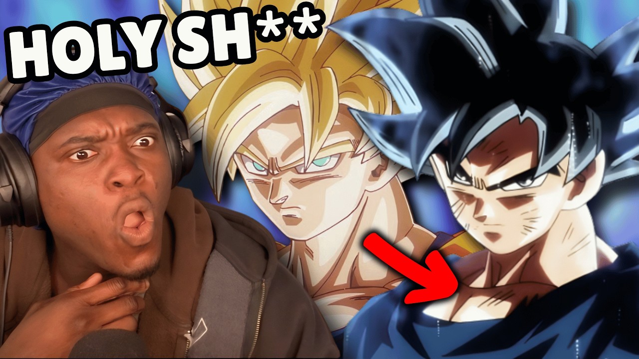 Реакция человека, не являющегося поклонником Dragonball, на КАЖДОЕ превращение Гоку!